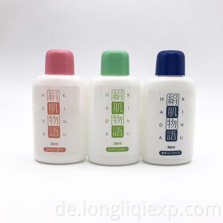Mini Körperpflege feuchtigkeitsspendendes Reisebad Körperpflegeset mit Shampoo Conditioner Duschgel